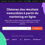 page d'accueil SEMRUSH