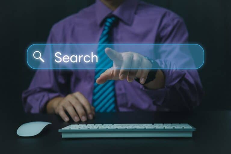 barre d'un moteur de recherche