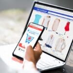 image d'un site marchand qui a une version mobile