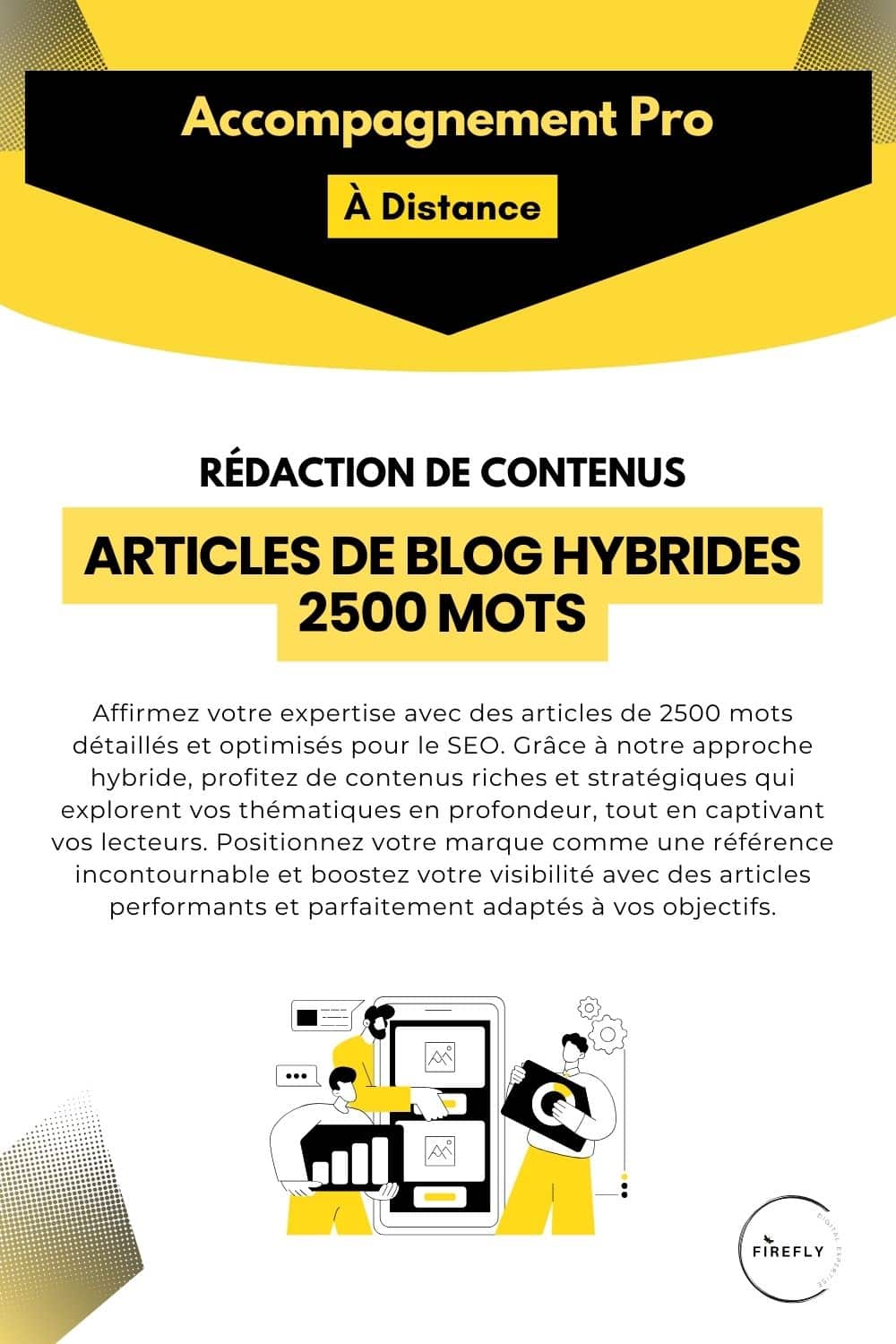 offre Rédaction de Contenus Articles de Blog HYBRIDES 2500 MOTS