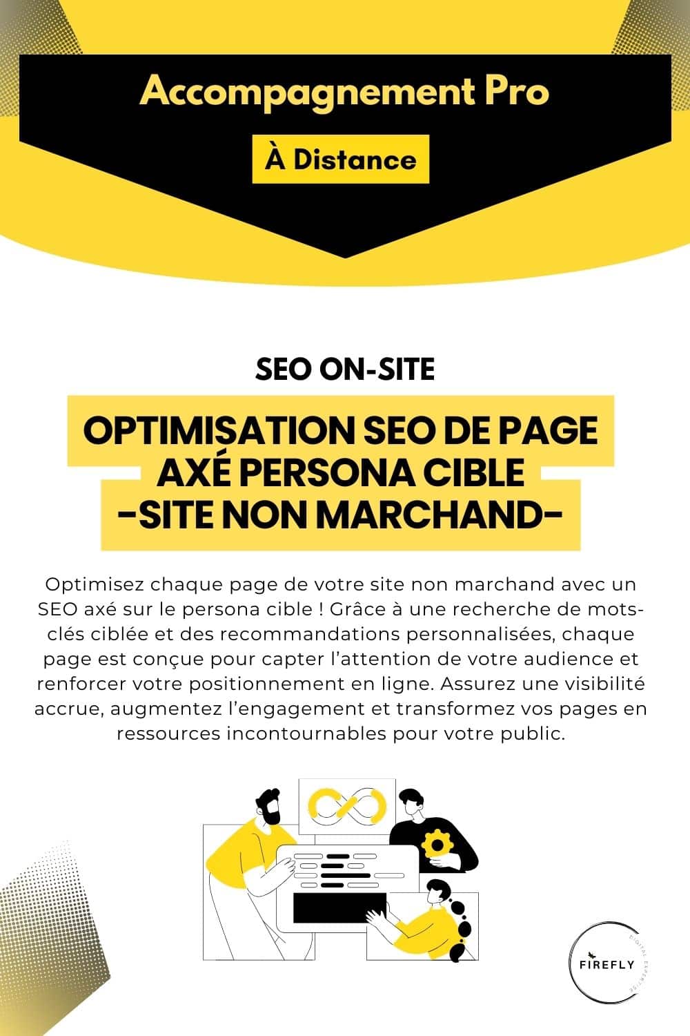Offre SEO ON-SITE Optimisation SEO de PAGE axé persona cible -site non marchand