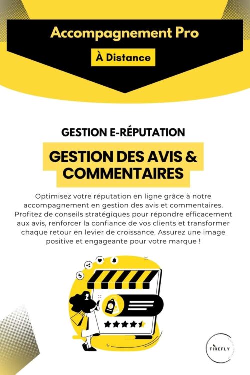 offre accompagnement pour la gestion des avis et commentaires