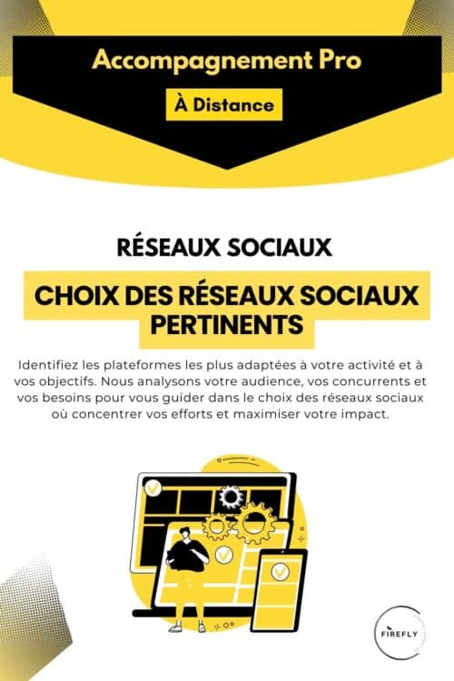 Offre RÉSEAUX SOCIAUX Choix des Réseaux Sociaux Pertinents