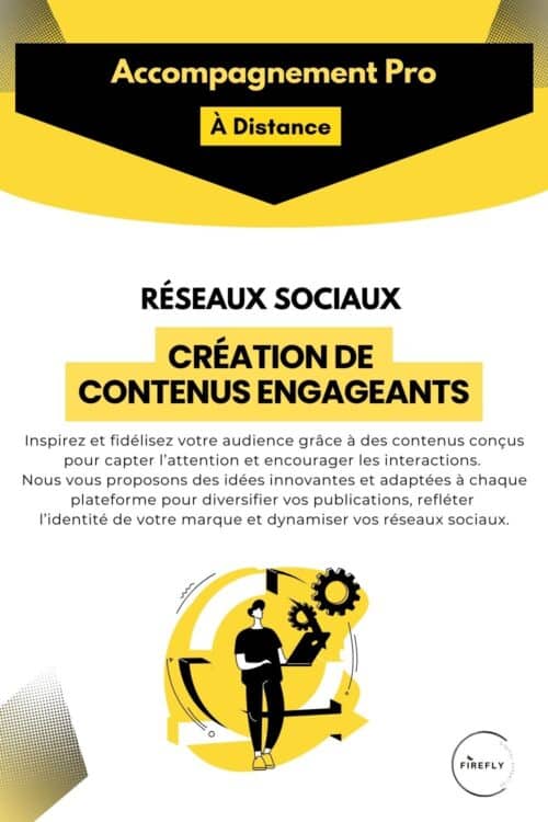 Offre RÉSEAUX SOCIAUX Création de Contenus Engageants