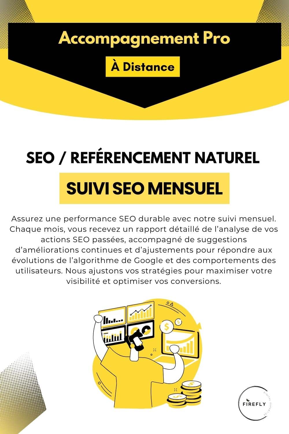 Offre SEO _ REFÉRENCEMENT NATUREL Suivi SEO Mensuel