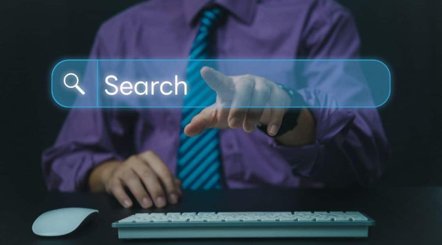 barre d'un moteur de recherche